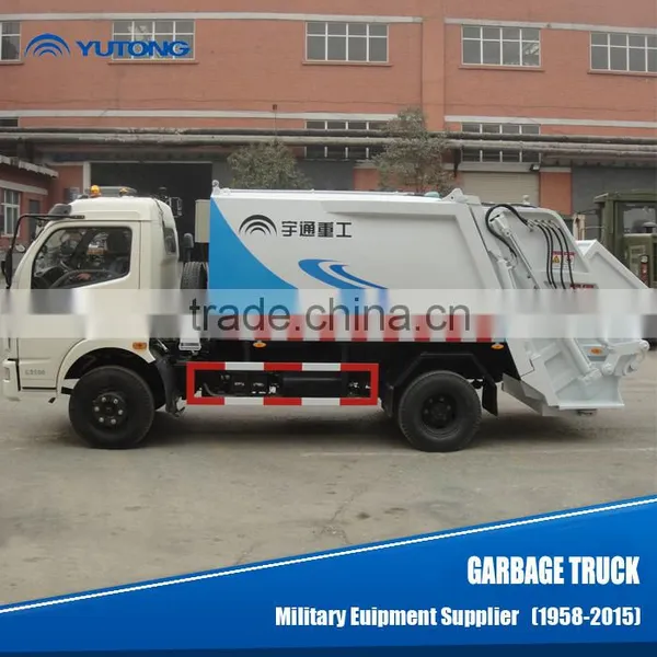 China 4x2 Small 6m3 Garbage Collector Truck photo-4