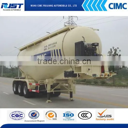 CIMC Bulk Powder Material Tanker Semi Trailer for Sale/bulk Cement Tank Semi-trailer photo-3