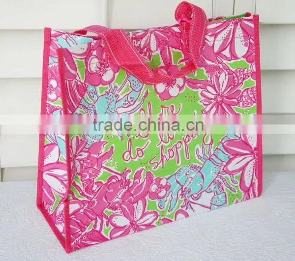 100% Recycled Lead-free Material Large Rectangular PP Woven Carry Bag photo-5