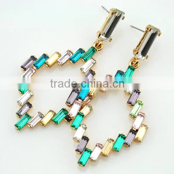 Statement Women Earring Fashion Rhinestone Earring Women photo-3