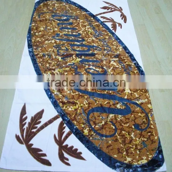 2015 Super Fashion Cotton Printed Surfing Beach Towel on Seaside photo-2