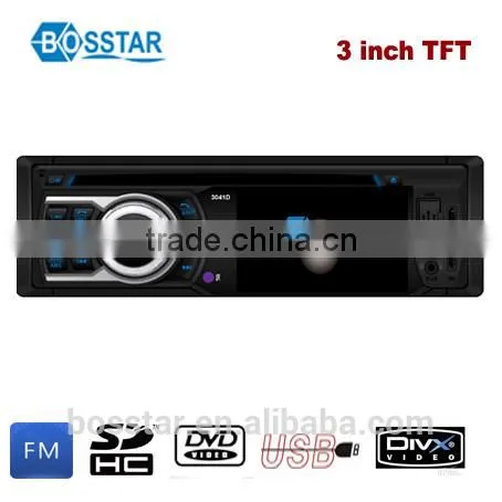 Multi-media Single Din 3 Inch Car Dvd Vcd cd Mp3 Mp4 Player Bluetooth fm Radio Receiver With TFT Screen Bluetooth tv Rear View