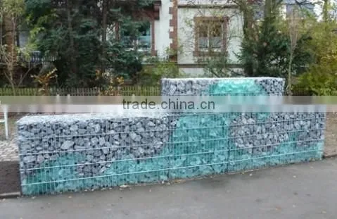 Gabion With Glass Rocks photo-2