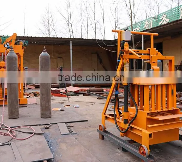 QMR2-45 Small Type Mobile Vibrating Block Laying Machine/ Portable Hollow Block Making Machine for Small Business at Home photo-5
