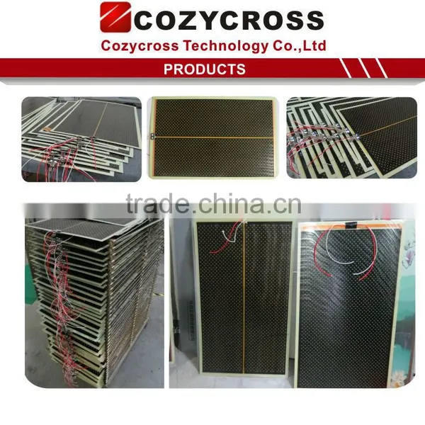 HOT 3rd Largest Manufacture for IR Carbon Crystal Fiber Heating Panels