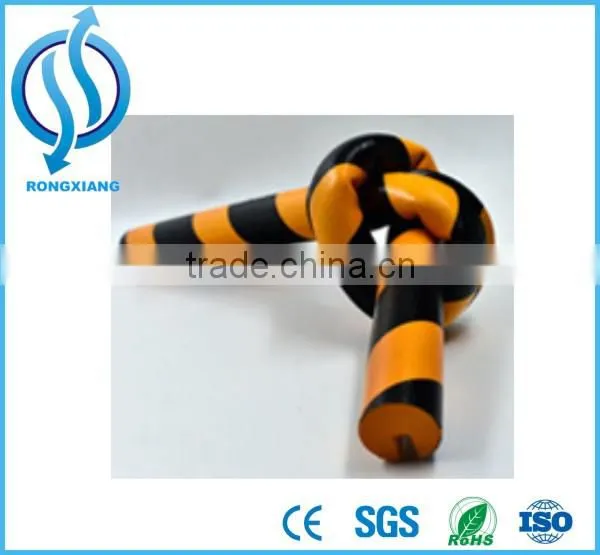 Black and Yellow PU Wall Protector/warning Wall Corner Protector Black and Yellow Alternation photo-5