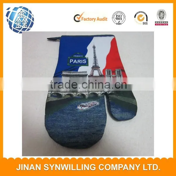 Custom Oven Gloves Cotton Cloth Print Souvenir Heated Gloves photo-6