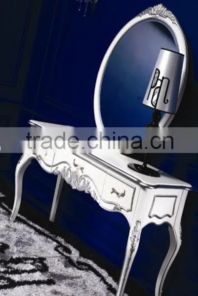 New Classical American Type Bedroom Set Bed Bedside Table Wardrobe Dressing Table Commode photo-3