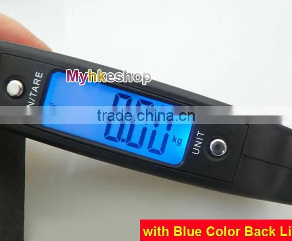 New 50kg /10g LCD Display Digital Portable Electronic Luggage Weight Hook Hanging Scale Backlight photo-4