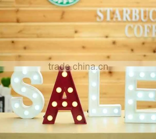 OEM Color Marquee Letters Light Marquee Numbers Light for Wedding and Room Decoration photo-6