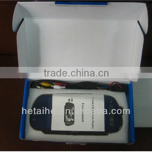 2013 Hot Selling 7inch Car Rear View Mirror Monitor photo-2