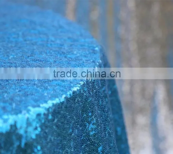108" Restaurant Hotel Supplier Sequin Table Cloth photo-2