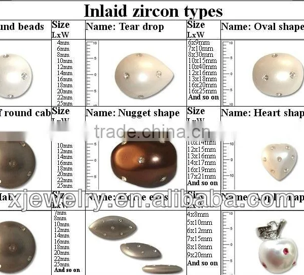 Professional Custom and Wholesale Various Colors and Various Shapes South Sea Shell Pearl Necklace DIY Beads(shape Card) photo-5