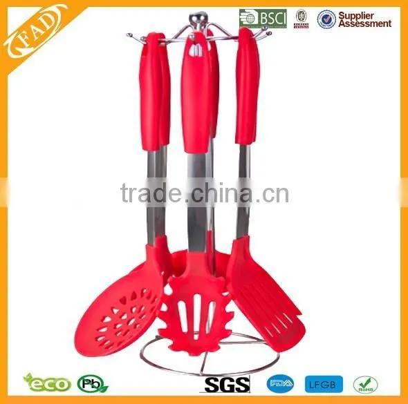Home &Garden Food Grade Heat Resistant Colorful Silicone Kitchen Cooking Utensils photo-2