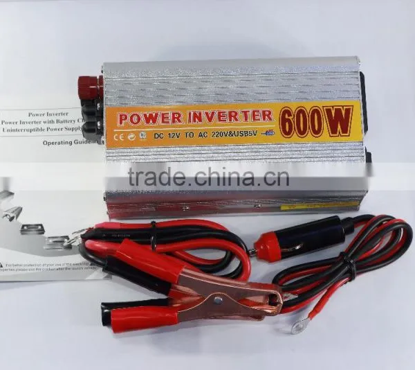 Portable Car Power Inverter 600W WATT DC 12V to AC 220V Charger Converter photo-2