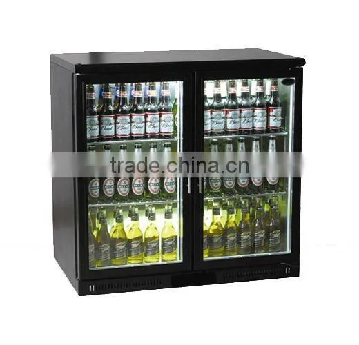 Supermarket Beverage Display Fridge With Three Sliding Glass Door 108L ~ 330L photo-5