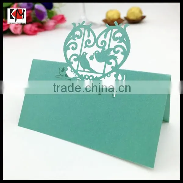 Customized Design Laser Cut Paper Place Cards for Wedding Wholesale photo-2