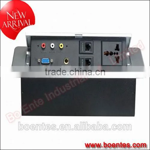 Conference Socket for Desktop Pop Up Power Outlet Box With USB Power Charging photo-5