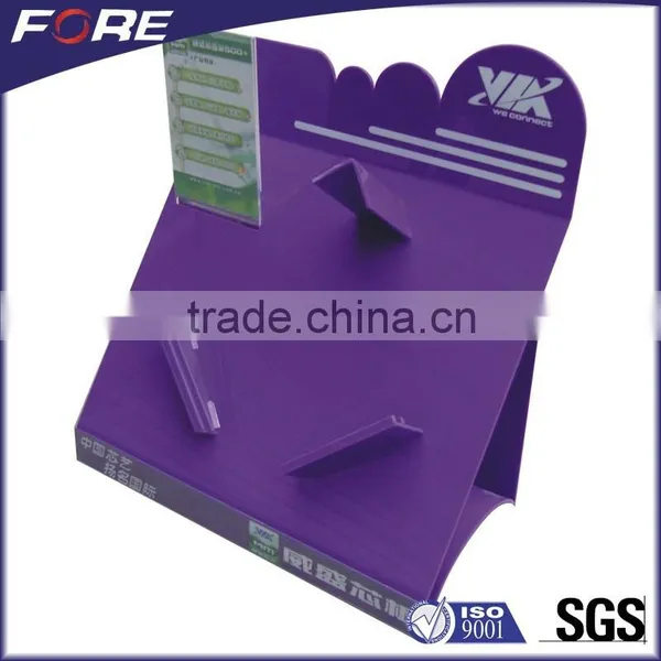 Customized Style Retail Corrugated Cardboard Paper Display Stand photo-5