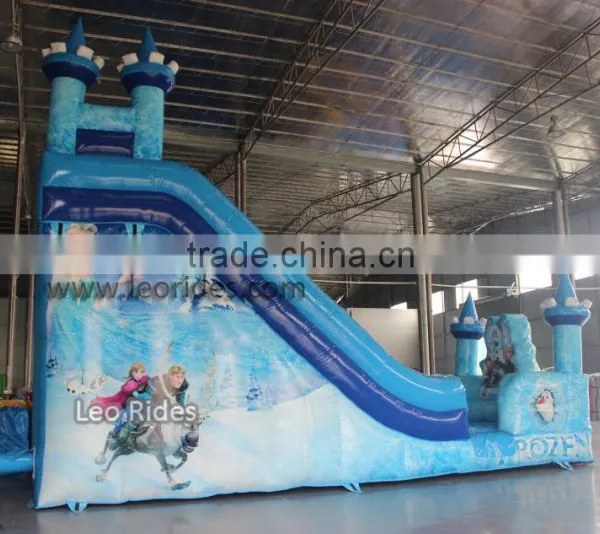 Frozen Inflatable Castle Dry Slide for Rent photo-3