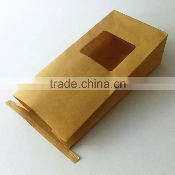 Recycle Kraft Paper Coffee Bean Packaging Bags photo-3
