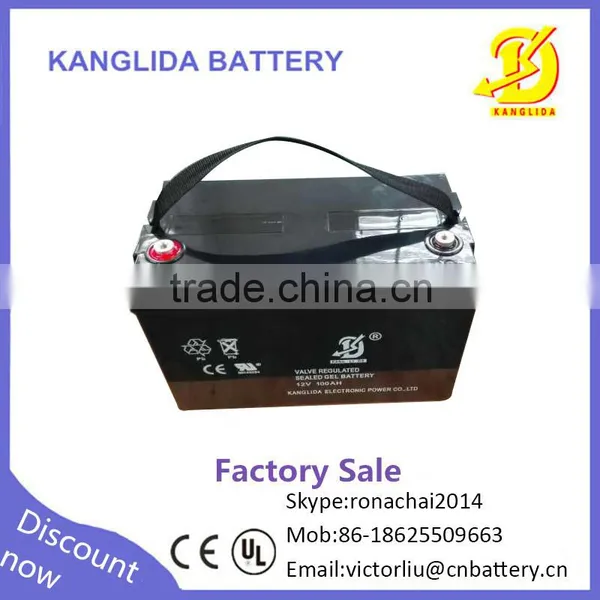 Factory Direct Sale Kanglida AGM Gel Vrla Rechargeable Battery for UPS photo-5