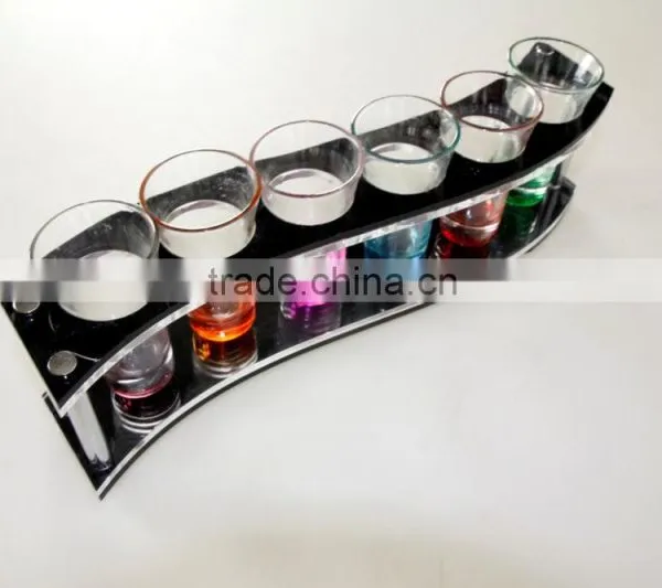 Colorful Black Acrylic Display Tray Holder Case Box photo-3
