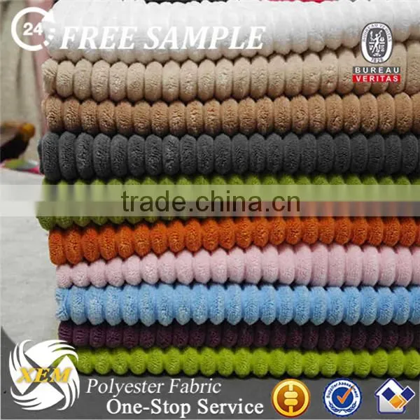 100%Polyester Solid Corduroy Sofa Fabric photo-4