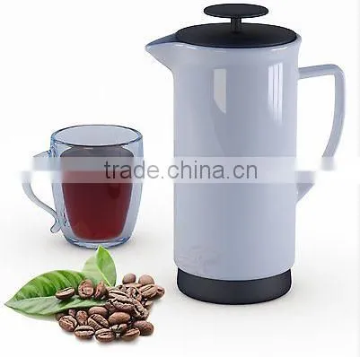 Custom White Ceramic French Coffee Press photo-2