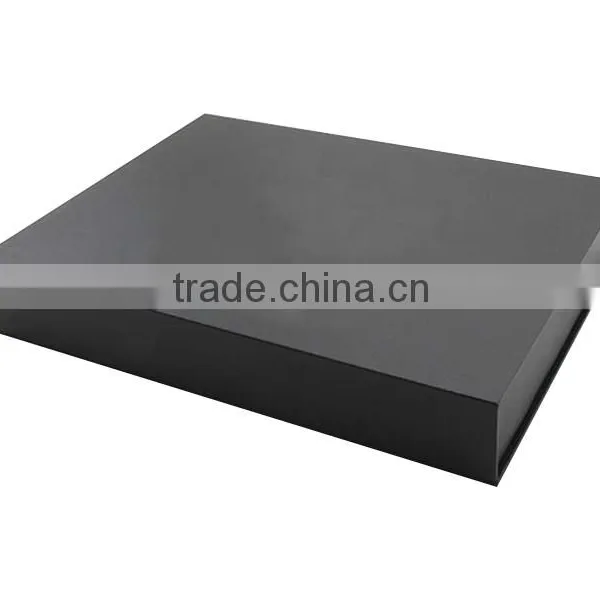 High Quality Black Clamshell Magnetic Paper Box With EVA Insert for Oil Bottle / Custom Paper Gift Box photo-3