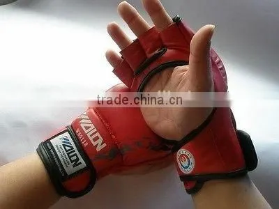 MMA Boxing Gloves / Extension Wrist Leather / MMA Half Fighting Boxing Gloves/Competition Training Gloves photo-3