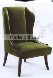 Genuine Velvert Upholstery Antique Throne Chairs