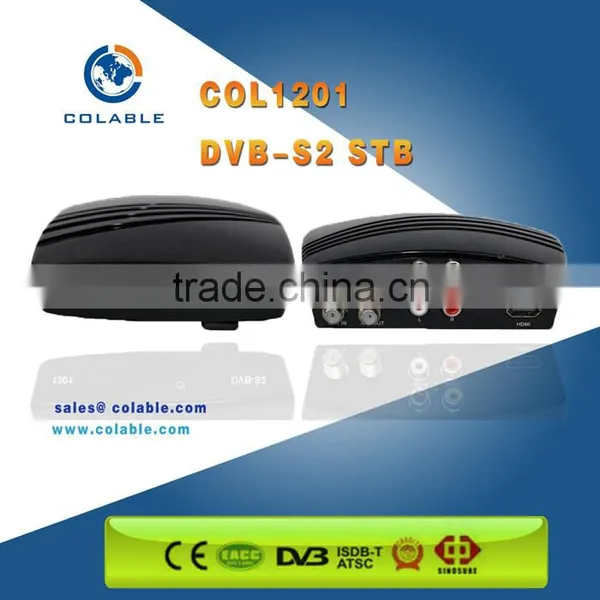 Digital Set Top Box Satellite Receiver, Fta Dvb-s2 Receiver COL1201