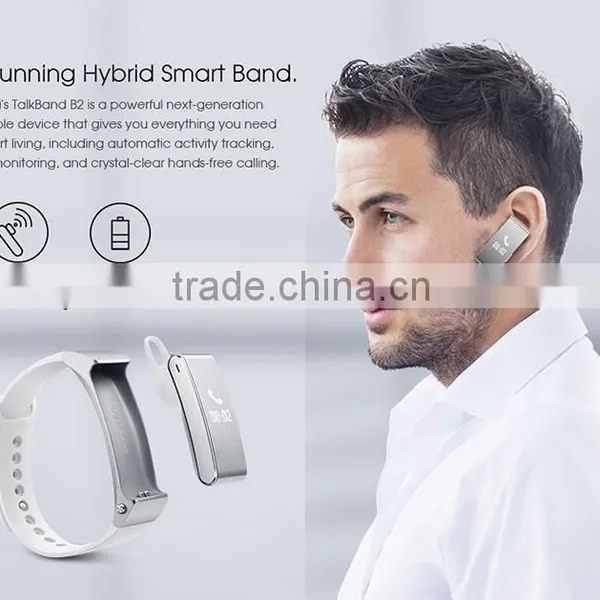 Original Huawei TalkBand B2 Bluetooth Smart Bracelet Fitness Wearable Sports Compatible Smart Mobile Phone Device Wristbands photo-4