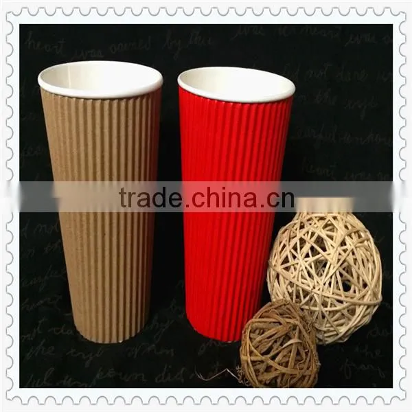 Printed Disposable Ripple Wall Paper Cup for Holiday Wholesale photo-3
