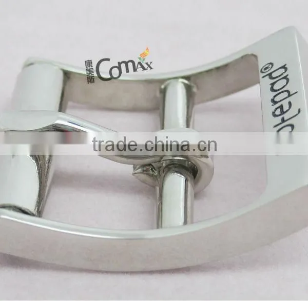 UK Custom High Quality Shiny Silver Adjustable Pin Buckle photo-3