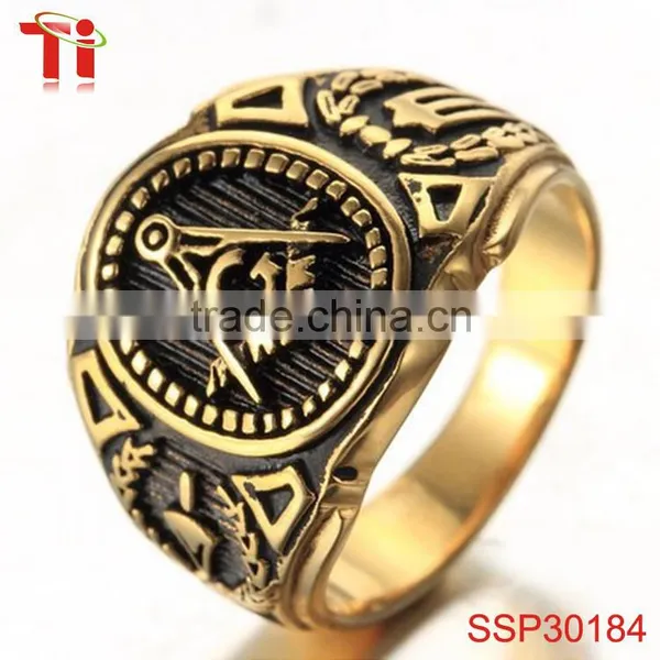 Stainless Steel Championship Ring Enamel, Solid Championship Ring