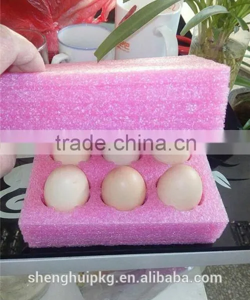 Die cut mould EPE cutting lining packaging /EPE foam inside for eggs packaging