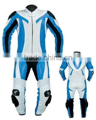 Geniune Leather Suit Top Grain Leather Suit Motorbike Suit photo-6