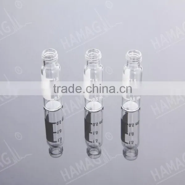 1.5ml HPLC Vials for Auto Sampler 8-425 Standard Screw Thread Shimadzu Hplc Vials With Patch