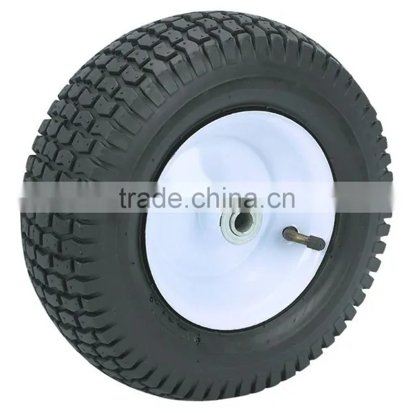 13'' Rubber Wheel Pneumatic Tyre Garden Cart Wheel 5.00-6 photo-2