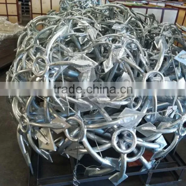 Hot Dip Galvanized 5 Claws Grapnel Anchor photo-2