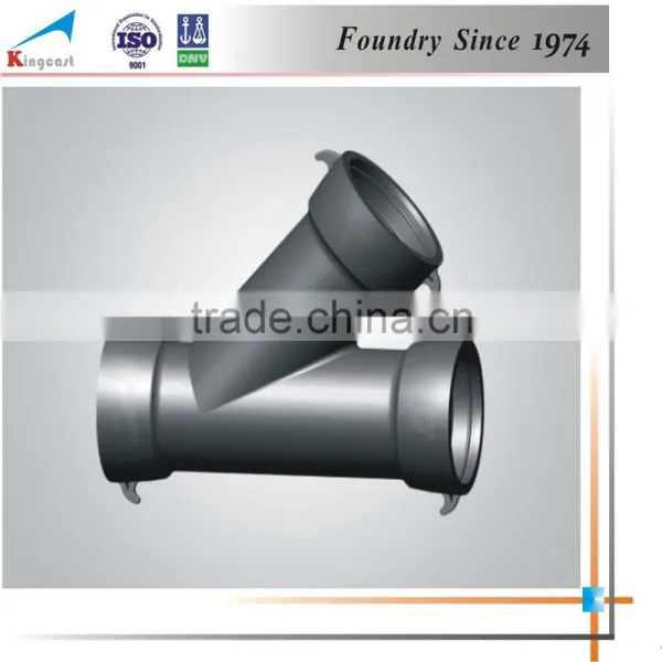 Hot Custom Products Bestseller China Supplier Cast Iron Y Tee Pipe Fitting photo-4