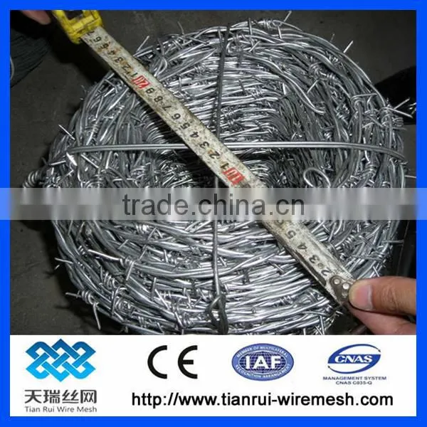 Galvanized/pvc Coated Barbed Wire (reverse Twist or Nromal Twist ) photo-4