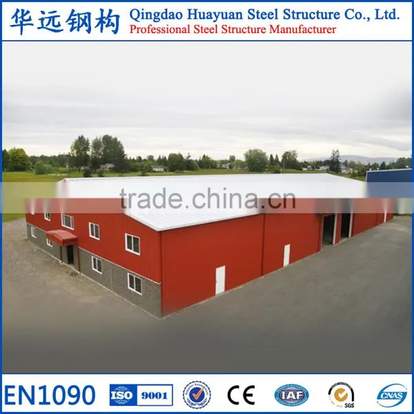 Double Slope Pre Engineered Steel Frame Workshop Building photo-5
