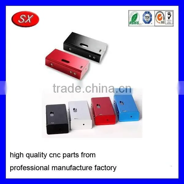 Customized E-go Fittings Aluminium Colorful Box Mod CNC Machining Service Parts photo-6