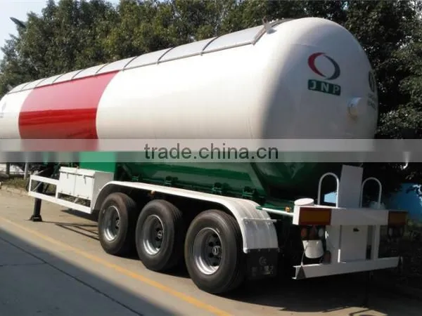 Good Quality 56 Cubic Meters Shaded Lpg Gas Tanker Semi Trailer photo-3