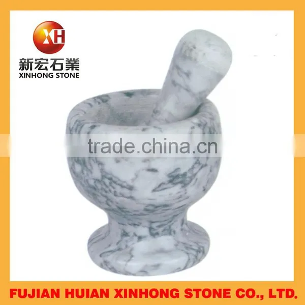 natural stone mortar with pestle for fruit paste garlic crusher kicthenware