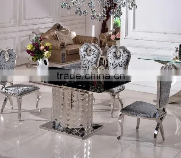 TH391 2015 New Model Foldining Tempered Glass Dining Table photo-2
