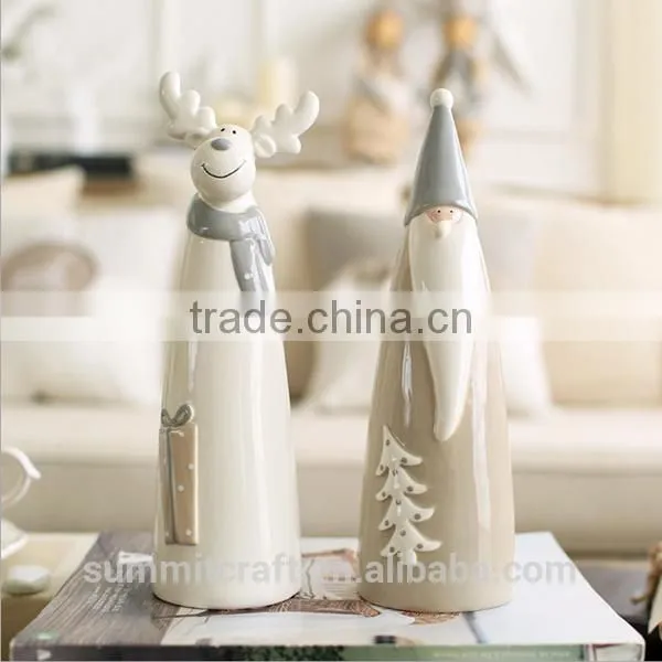 Funny Christmas Resin Santa and Reindeer Christmas Craft photo-3